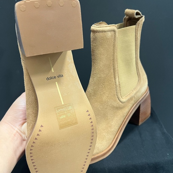 Dolce Vita Lliana Ankle Boot Tan 7.5 Women’s - Picture 4 of 8